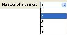Number of Slammers