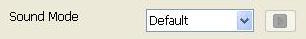 Sound Mode Default